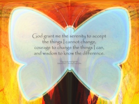 serenity prayer butterfly
