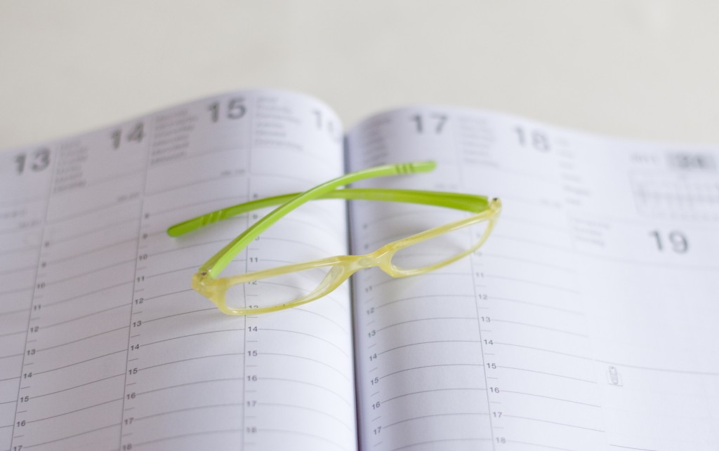 Agenda et lunette